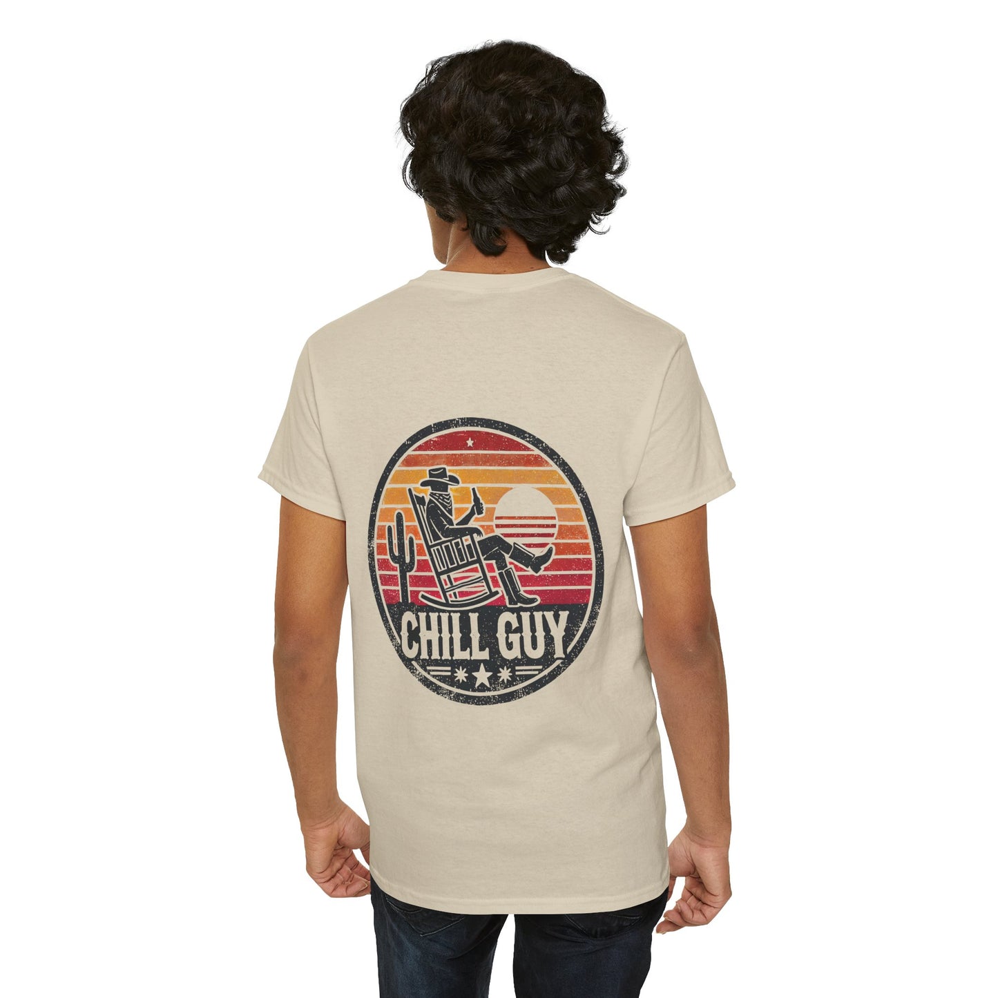 Chill Cowboy | Unisex Heavy Cotton Tee