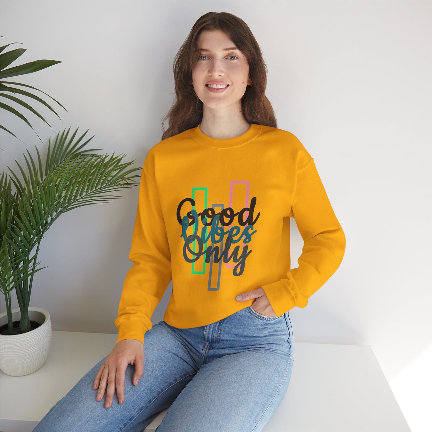 Good Vibes Only | Unisex Heavy Blend™ Crewneck Sweatshirt