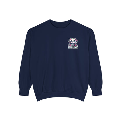 Pawsitive | Unisex Garment-Dyed Sweatshirt