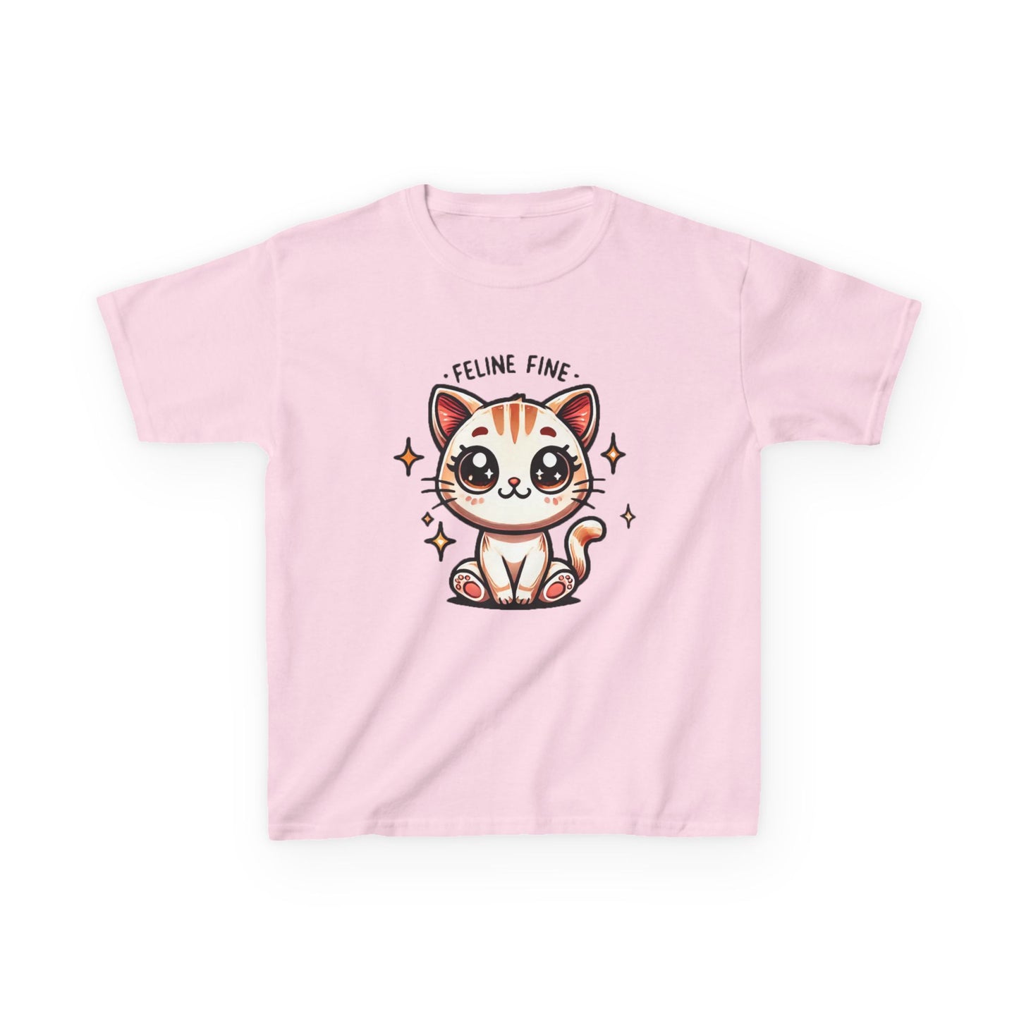 Feline Fine | Kids Heavy Cotton™ Tee