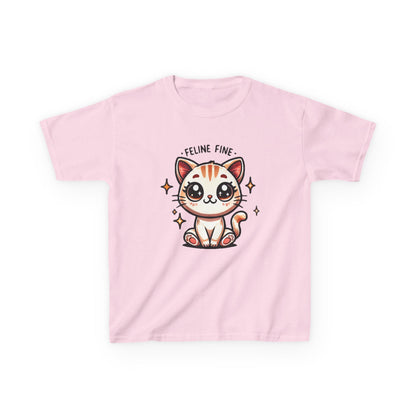 Feline Fine | Kids Heavy Cotton™ Tee