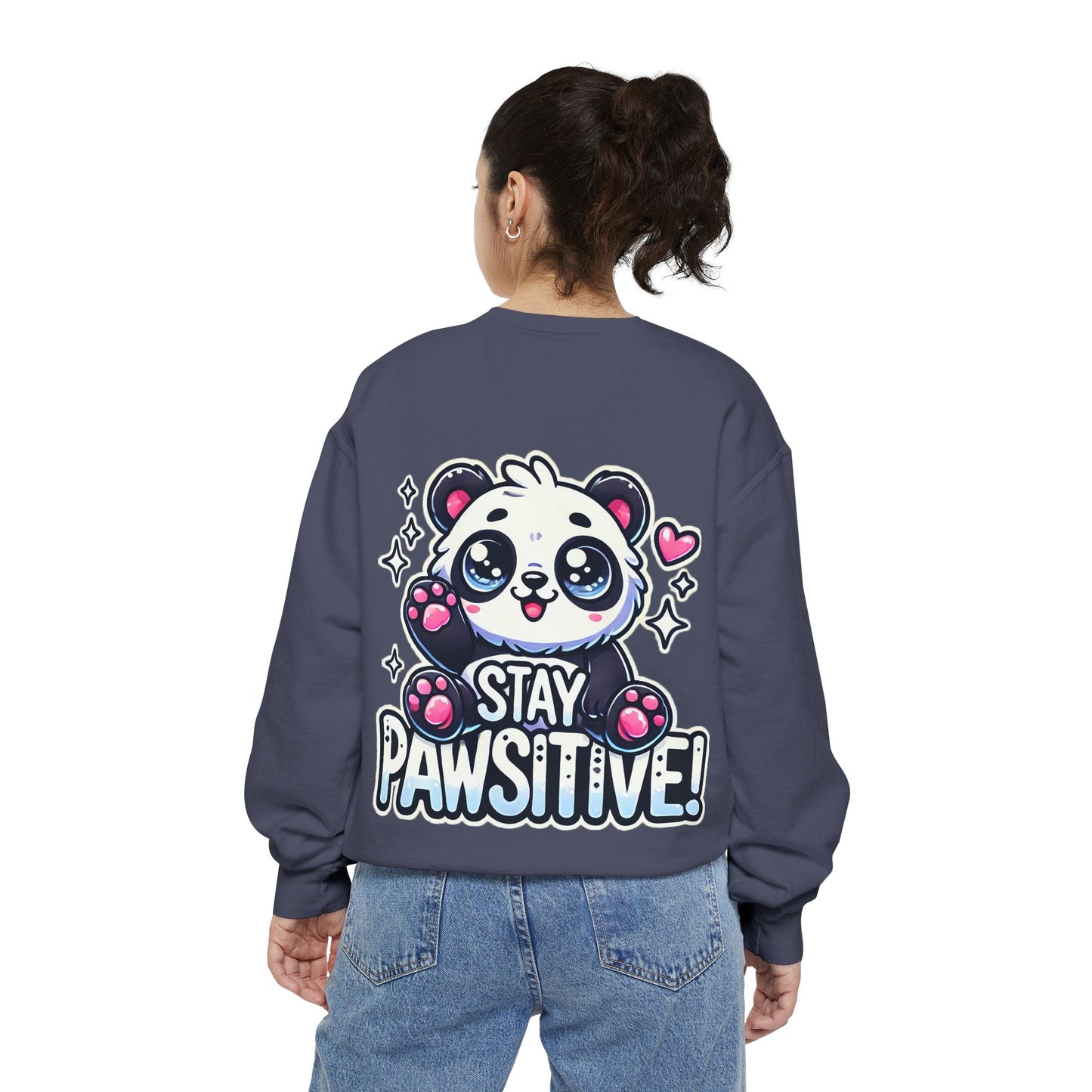 Pawsitive | Unisex Garment-Dyed Sweatshirt