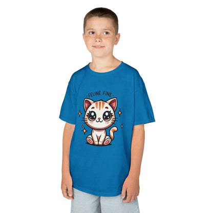 Feline Fine | Kids Heavy Cotton™ Tee