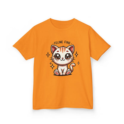 Feline Fine | Kids Heavy Cotton™ Tee