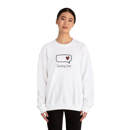 Sending Love_Unisex Heavy Blend™ Crewneck Sweatshirt
