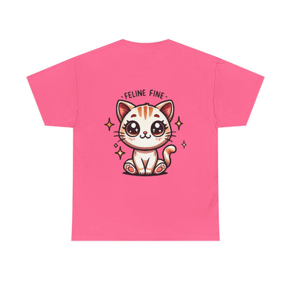 Feline Fine | Unisex Heavy Cotton Tee