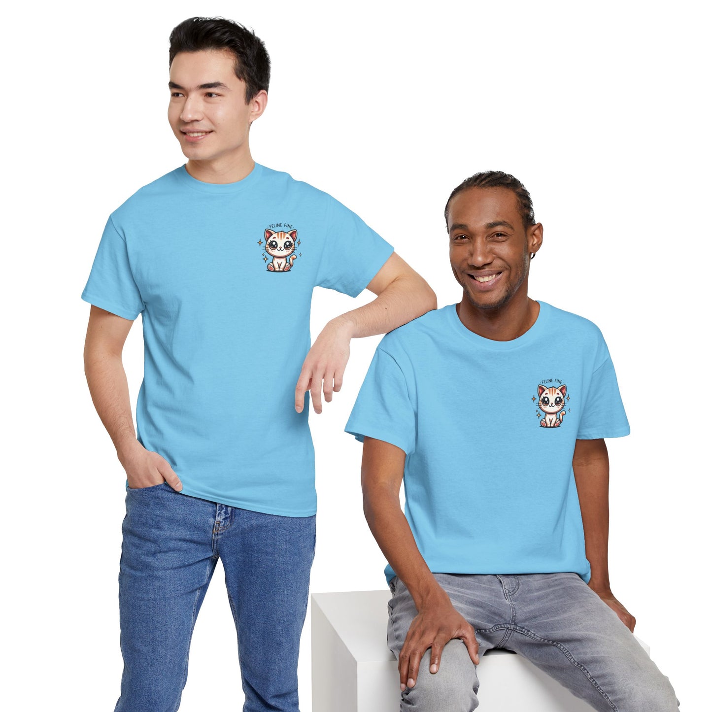 Feline Fine | Unisex Heavy Cotton Tee