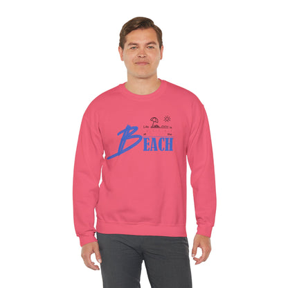 Life is Better at the Beach | Unisex Heavy Blend™ Crewneck Sweatshirt