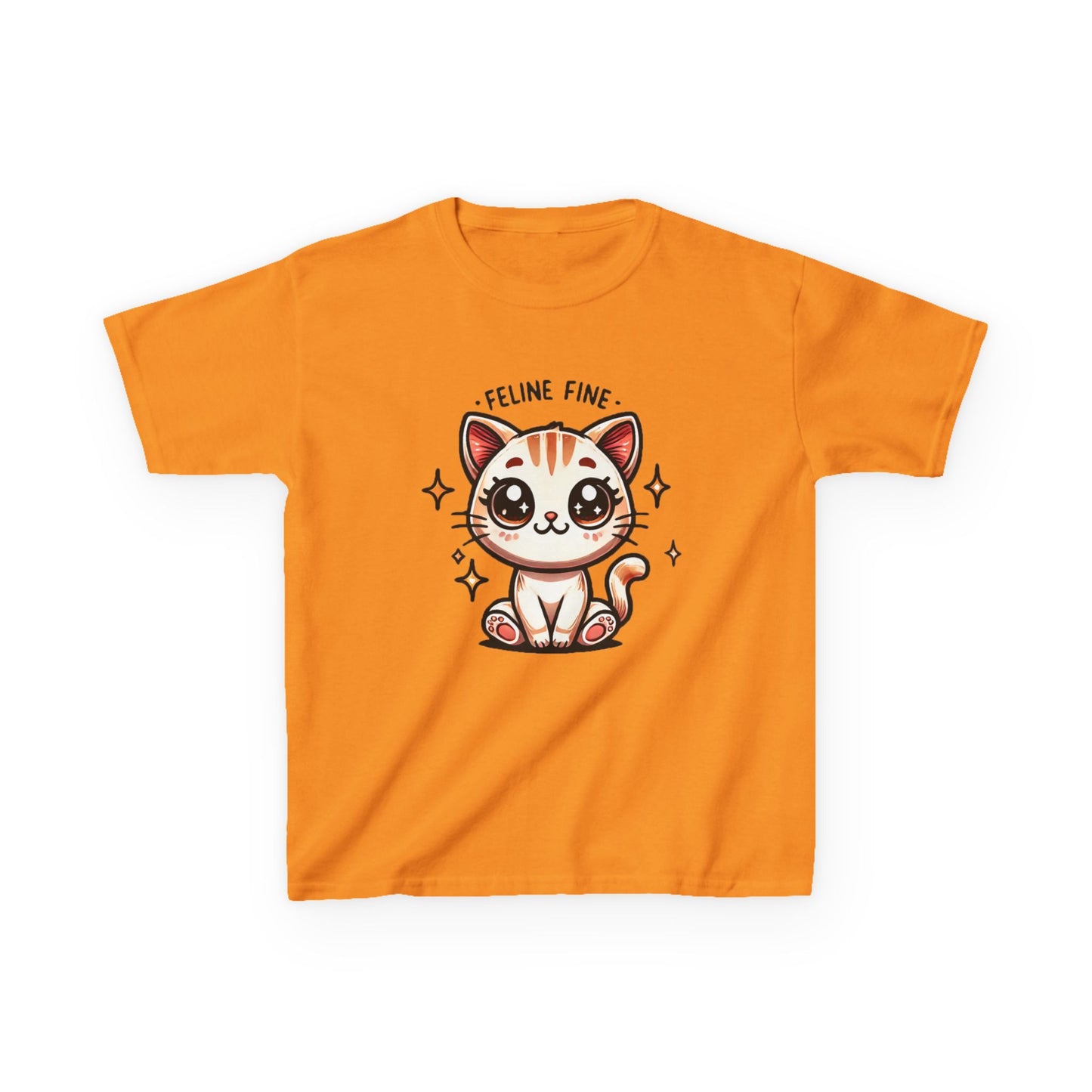 Feline Fine | Kids Heavy Cotton™ Tee