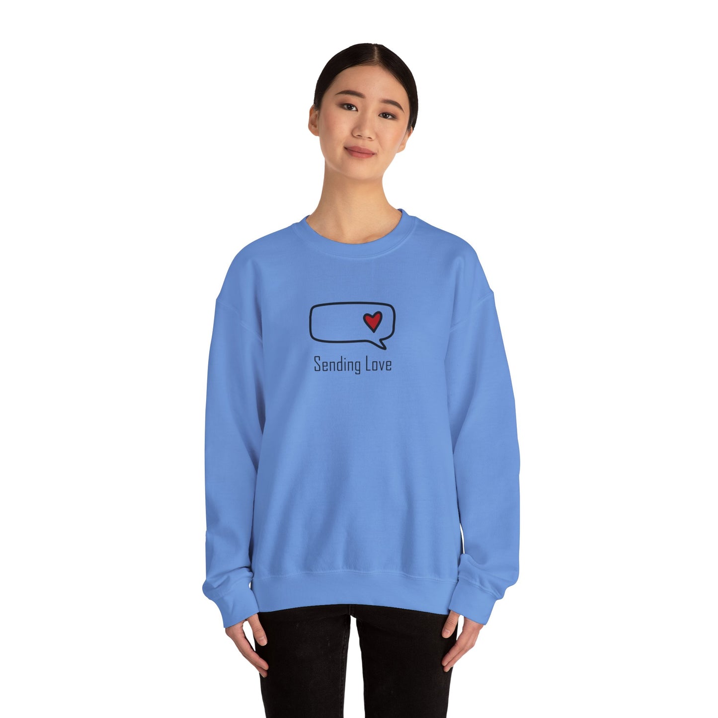 Sending Love_Unisex Heavy Blend™ Crewneck Sweatshirt
