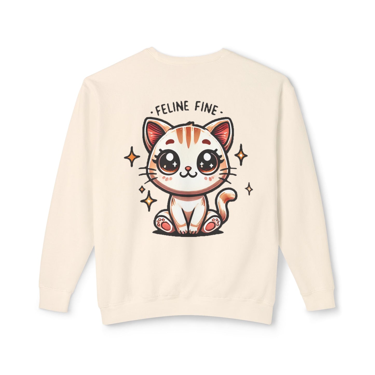 Feline Fine | Unisex Lightweight Crewneck Sweatshirt