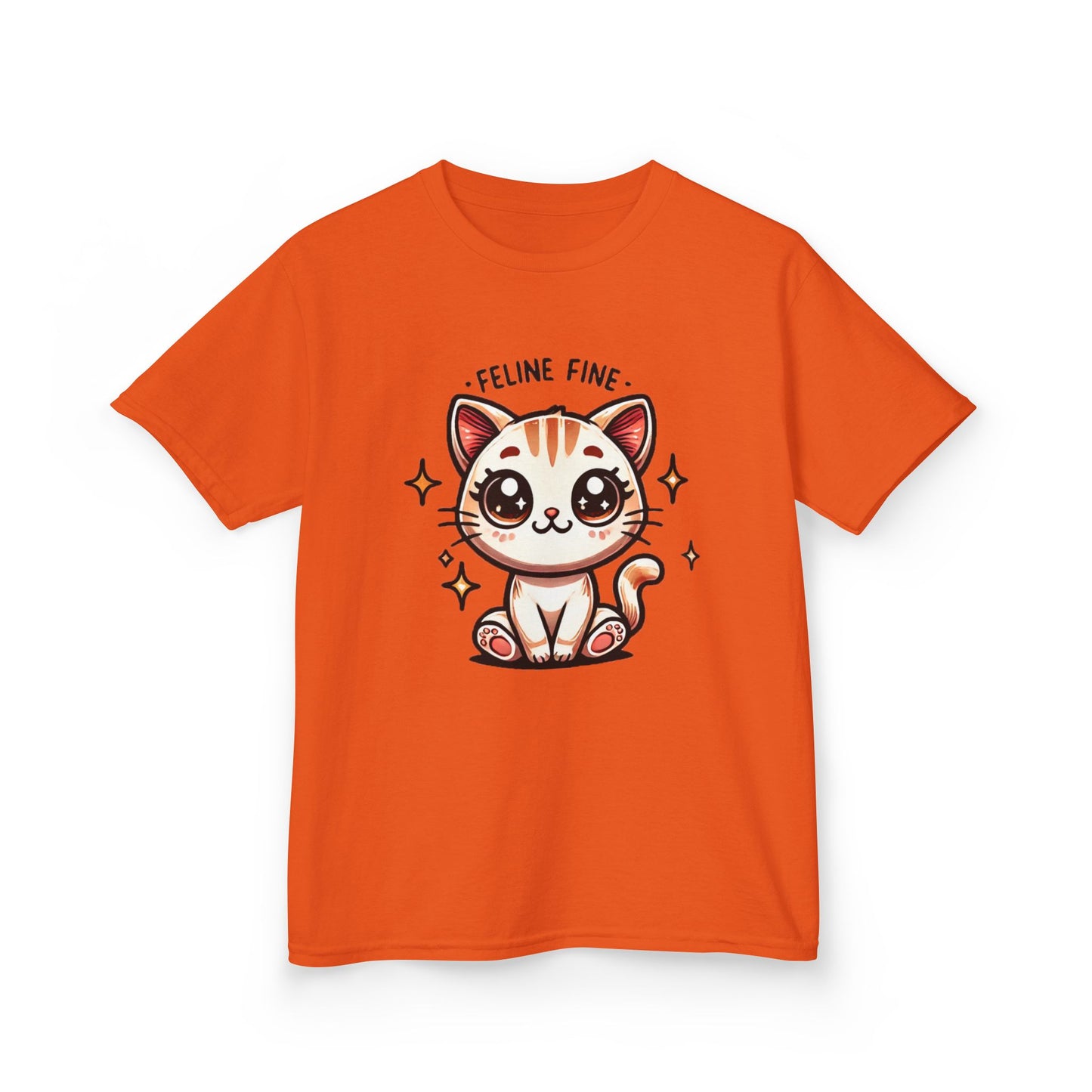 Feline Fine | Kids Heavy Cotton™ Tee