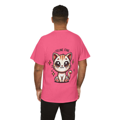 Feline Fine | Unisex Heavy Cotton Tee