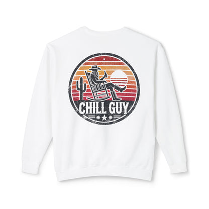 Chill Cowboy | Unisex Lightweight Crewneck Sweatshirt