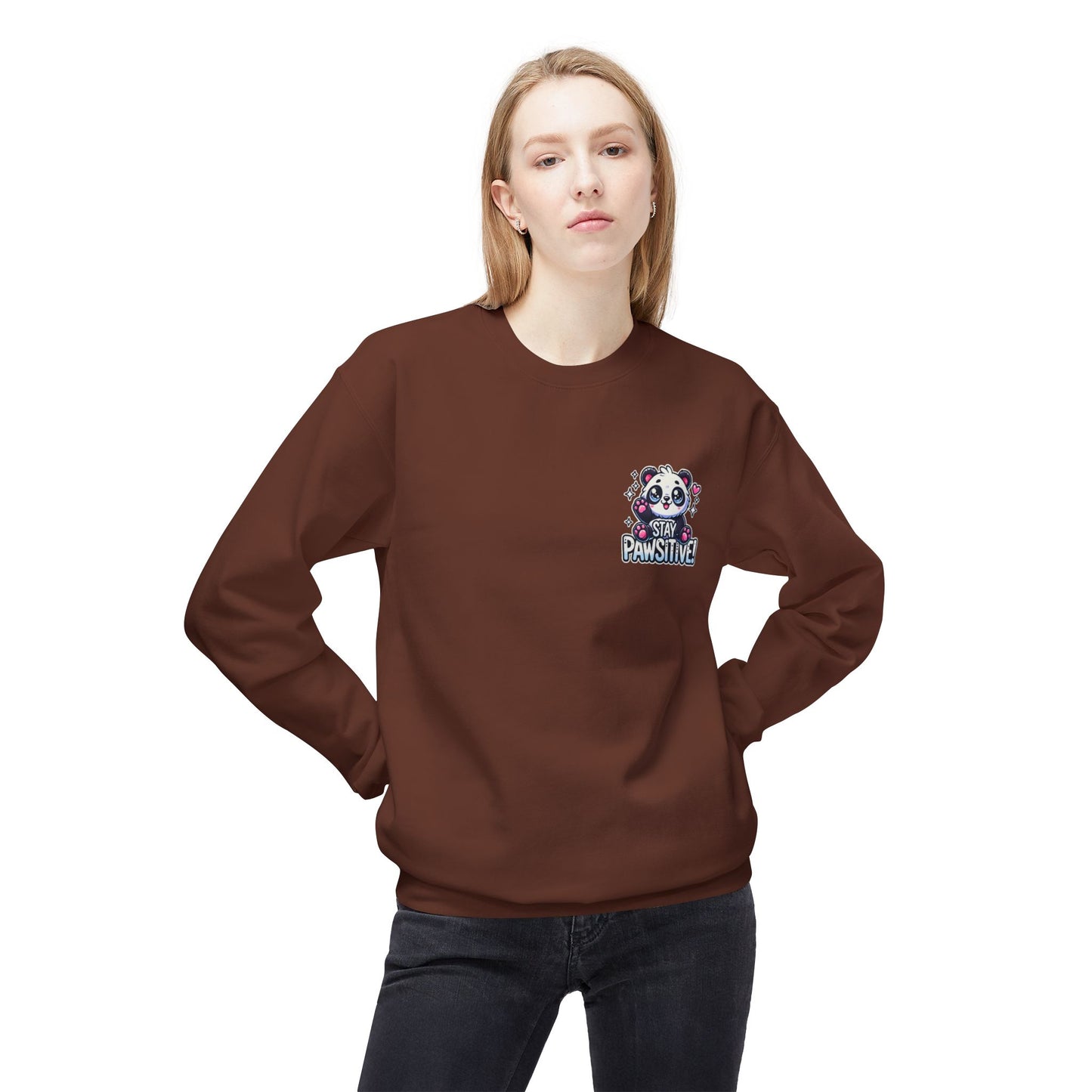 Pawsitive | Unisex Midweight Softstyle Fleece Crewneck Sweatshirt