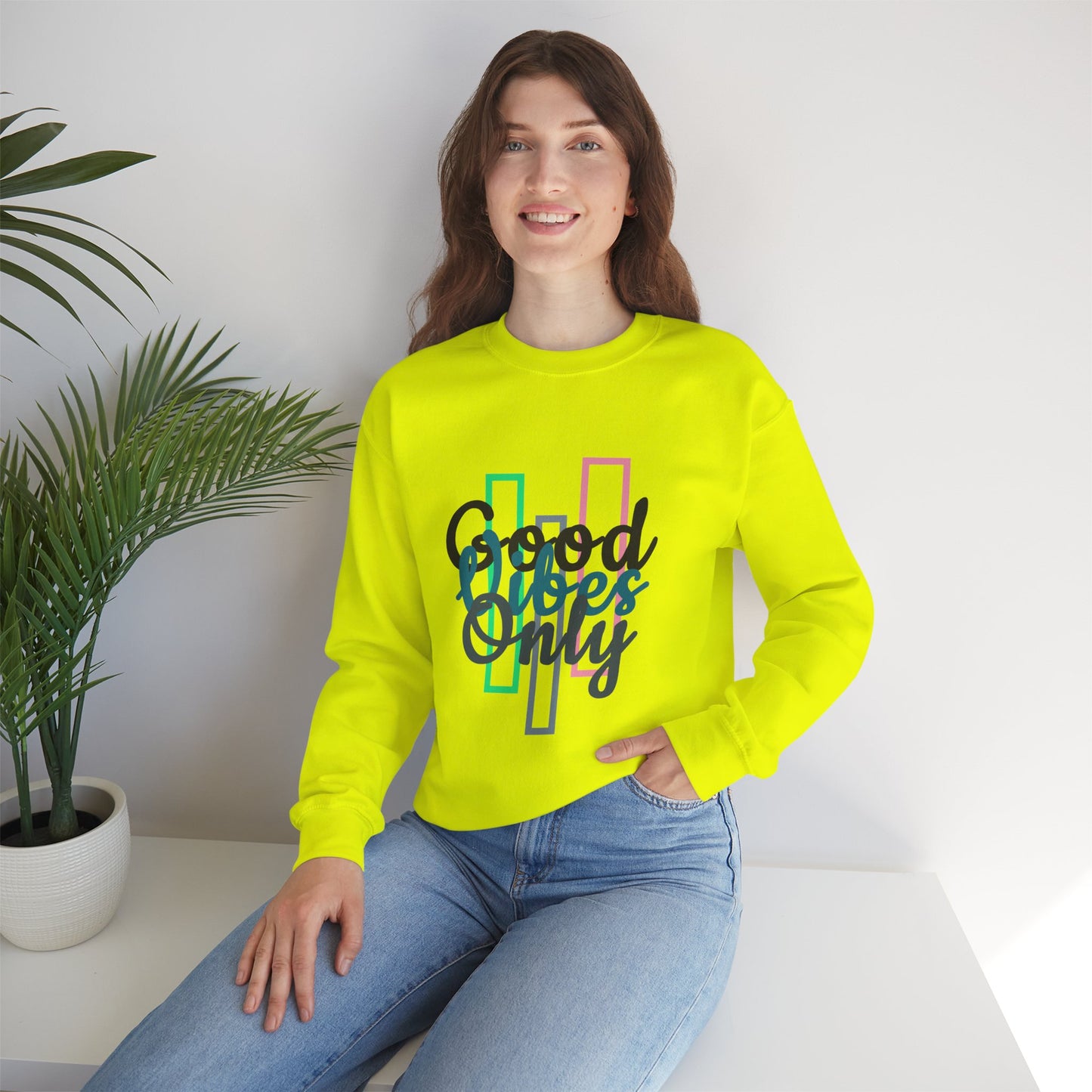 Good Vibes Only | Unisex Heavy Blend™ Crewneck Sweatshirt