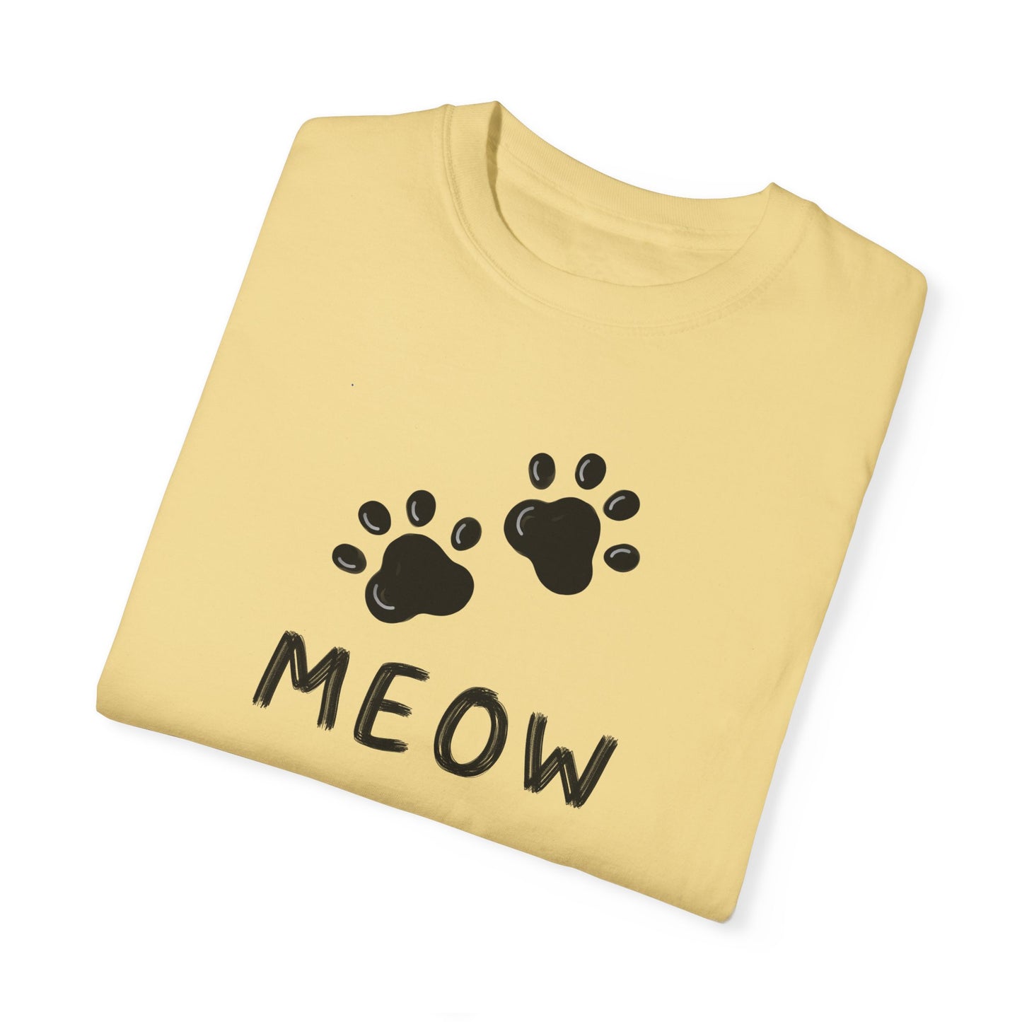MEOW_Unisex Garment-Dyed T-shirt