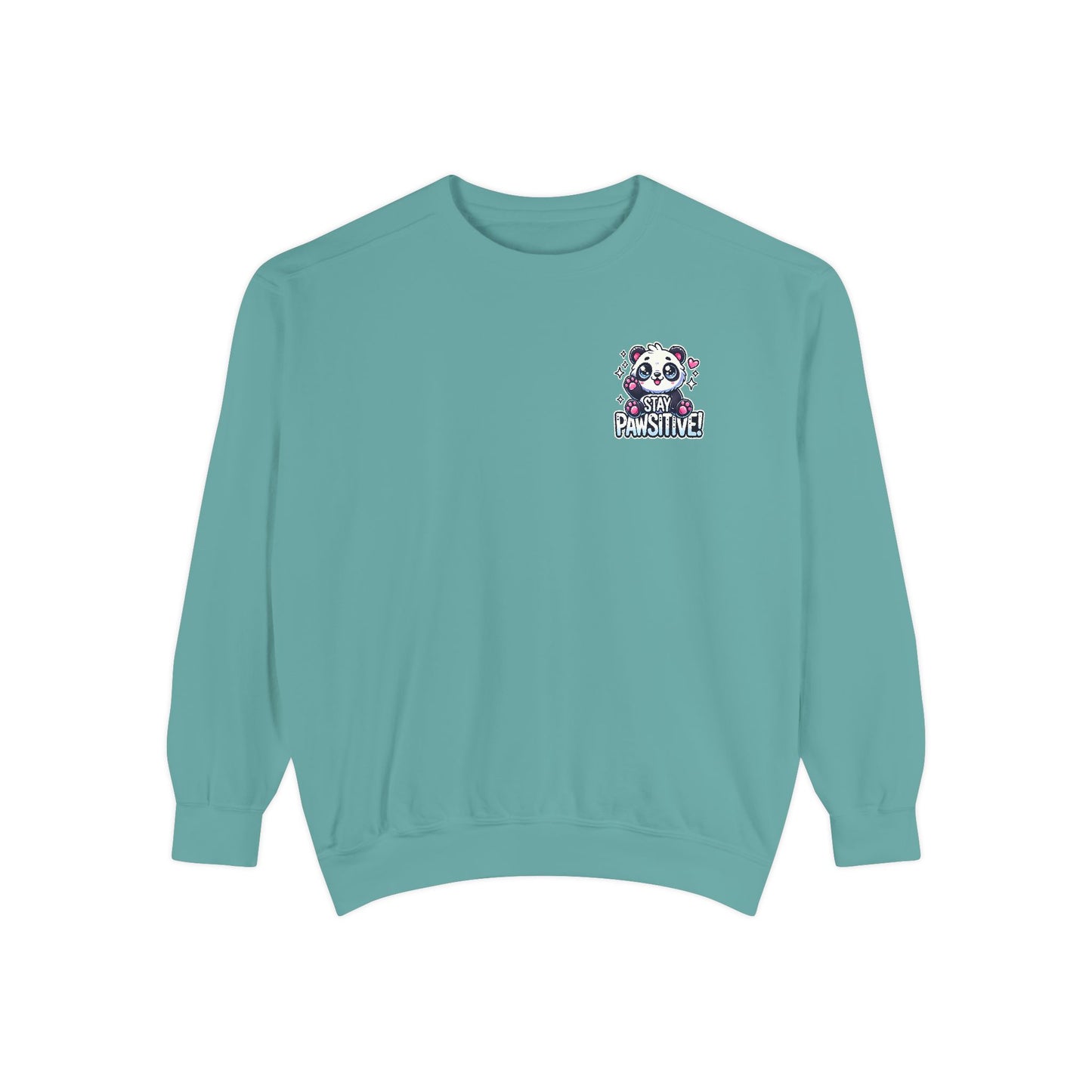 Pawsitive | Unisex Garment-Dyed Sweatshirt