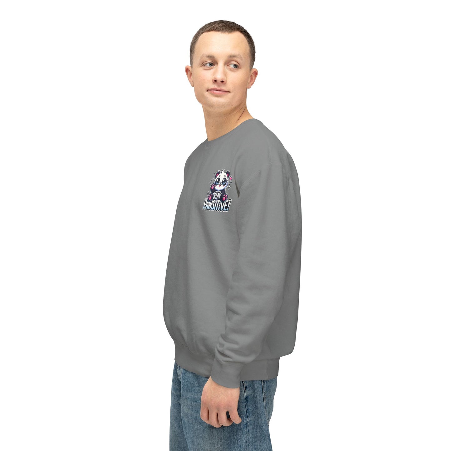 Pawsitive | Unisex Lightweight Crewneck Sweatshirt
