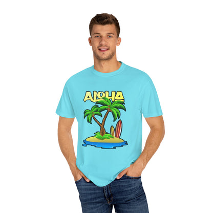 ALOHA | Unisex Garment-Dyed T-shirt