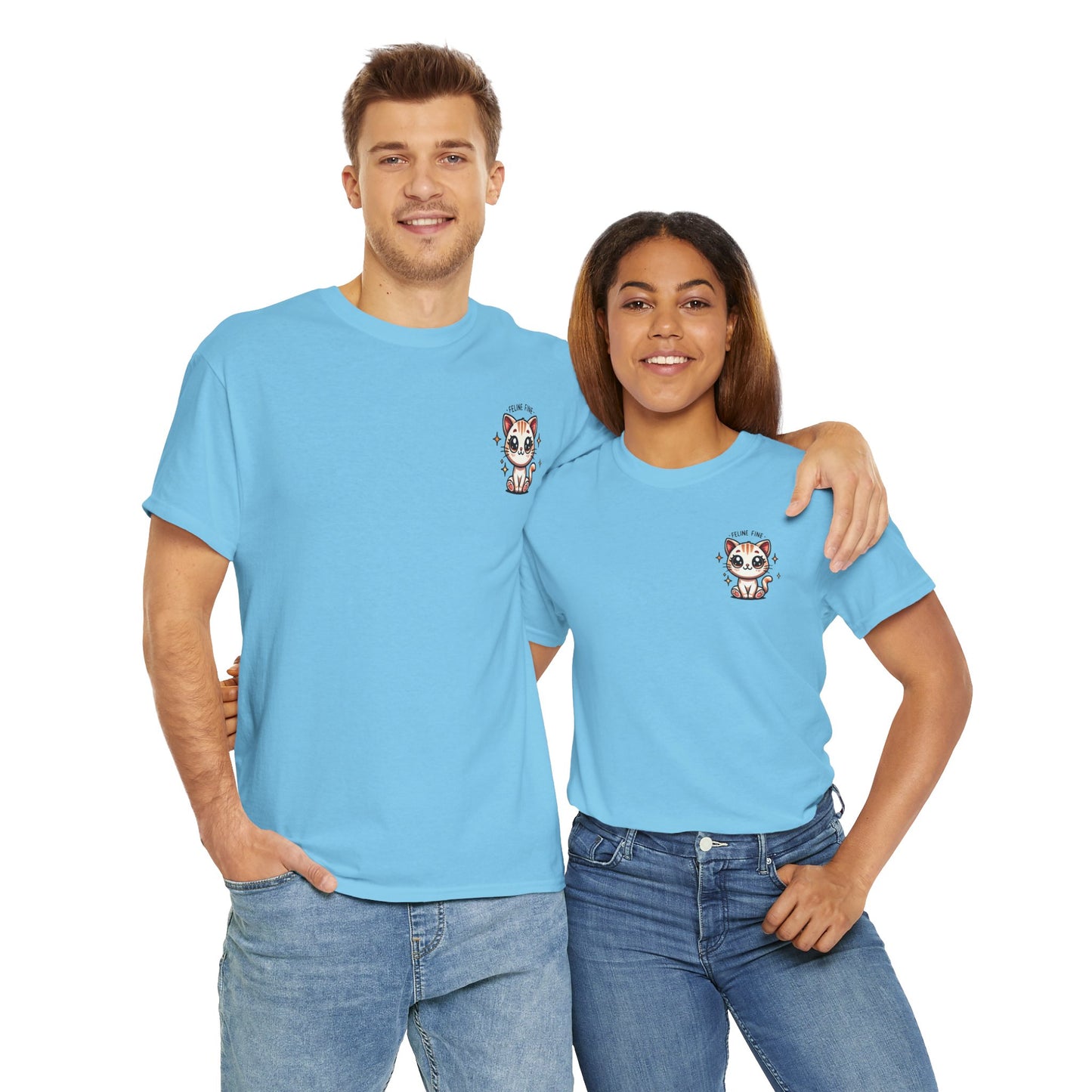 Feline Fine | Unisex Heavy Cotton Tee