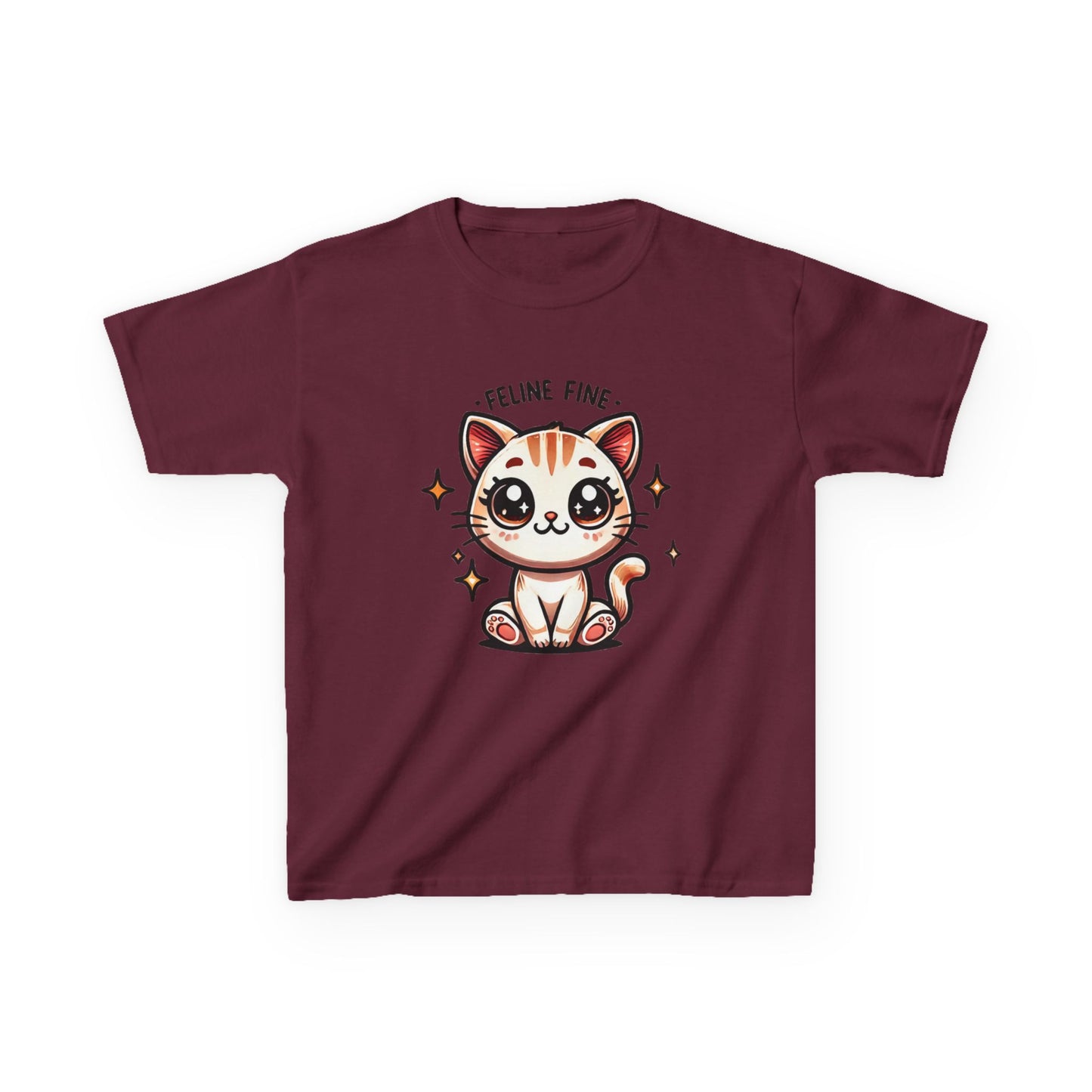 Feline Fine | Kids Heavy Cotton™ Tee