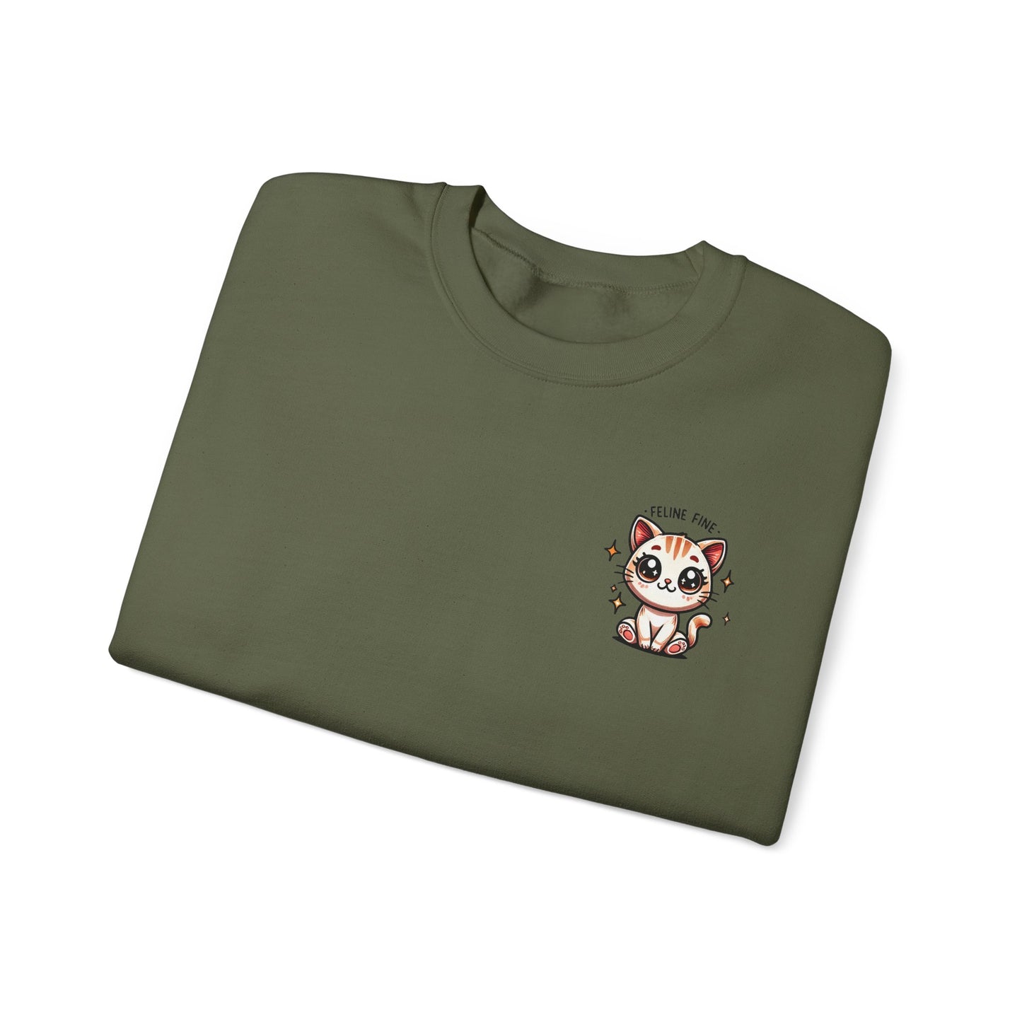 Feline Fine | Unisex Heavy Blend™ Crewneck Sweatshirt