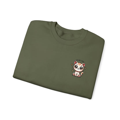 Feline Fine | Unisex Heavy Blend™ Crewneck Sweatshirt